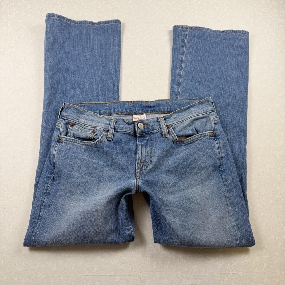 Vintage Lucky Brand Dungarees Low Rise Flare Jeans — Size 6